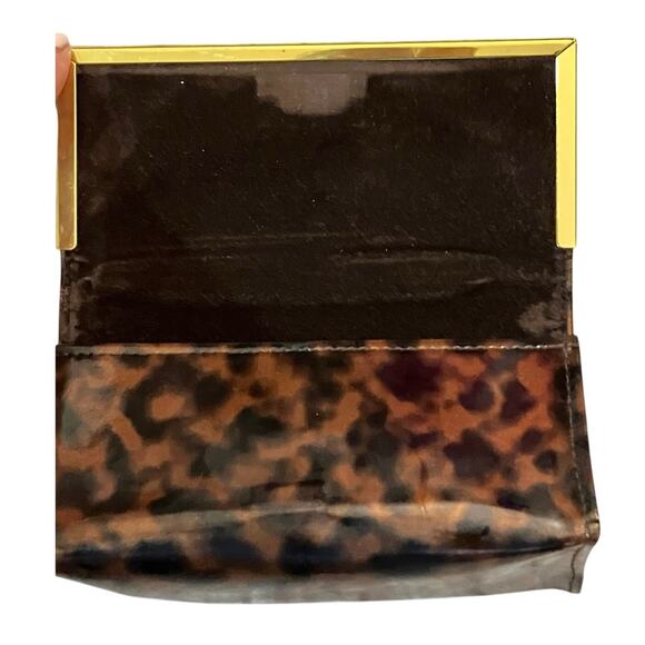 Tory Burch Animal Print Sunglasses Eyeglasses Case - Picture 3 of 5